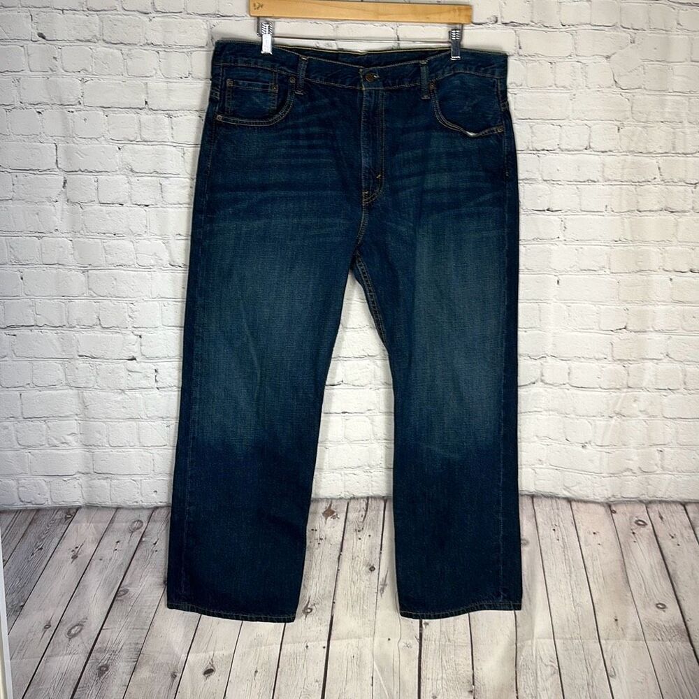 LEVI'S Men's 569 Loose Straight Medium Wash Jeans Size W38 x L30
